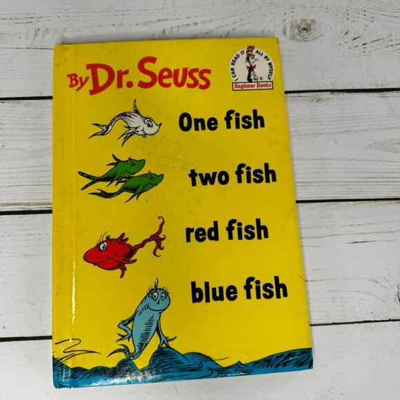 Dr. Seuss Childrens Book Bundle One Fish Two Fish, Hop On Pop, Green Eggs & Ham - Picture 6 of 11